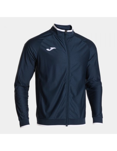Combi Premium Full Cremallera Sudadera Marino Oscuro Blanco