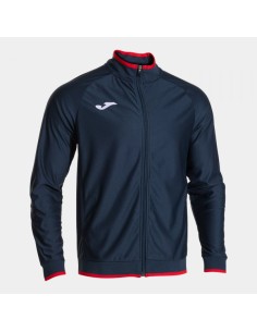 Combi Premium Full Cremallera Sudadera Marino Oscuro Rojo
