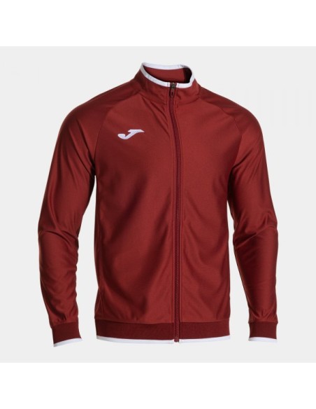 Combi Premium Full Cremallera Sudadera Burdeos Blanco