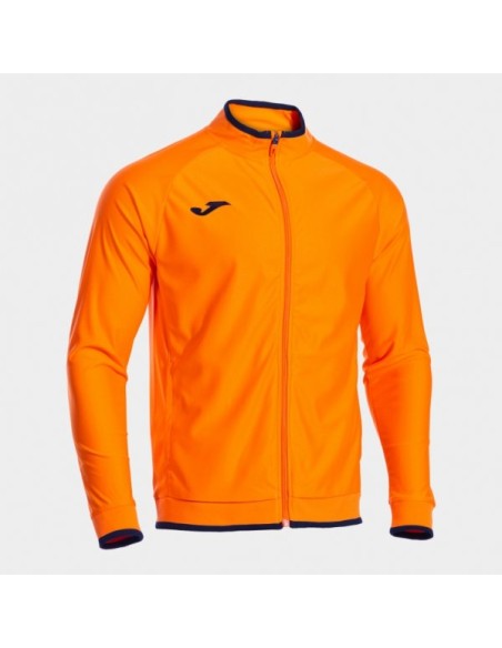 Combi Premium Full Cremallera Sudadera Naranja Negro