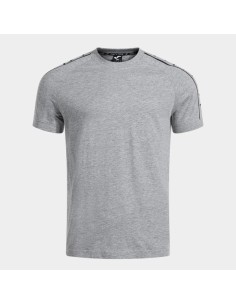 Heroic Manga Corta Camiseta Gris Negro