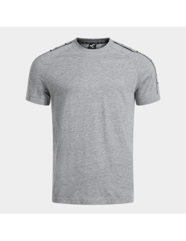 Heroic Manga Corta Camiseta Gris Negro