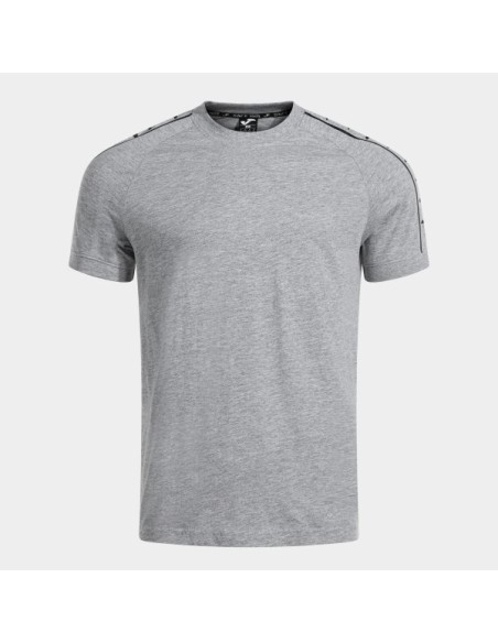Heroic Manga Corta Camiseta Gris Negro