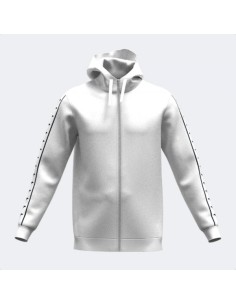 Heroic Cremallera-Up Sudadera con Capucha Blanco
