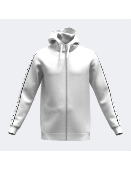 Heroic Cremallera-Up Sudadera con Capucha Blanco