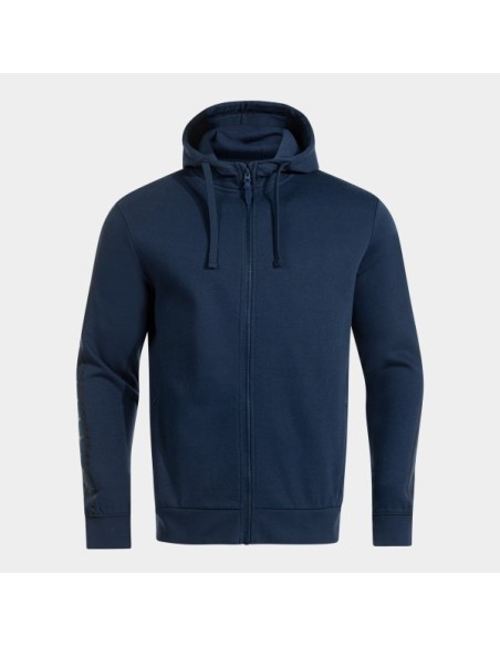 Heroic Cremallera-Up Sudadera con Capucha Marino Oscuro Negro