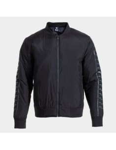 Icono Street Bomber Chaqueta Negro Gris Oscuro