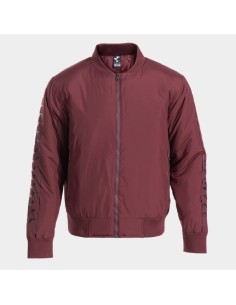 Icono Street Bomber Chaqueta Burdeos Negro