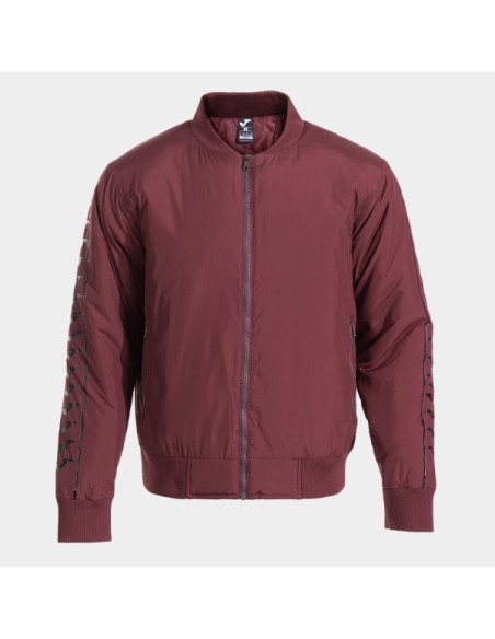 Icono Street Bomber Chaqueta Burdeos Negro