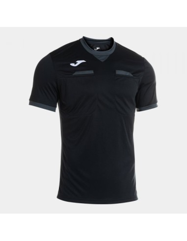 Referee Manga Corta Camiseta Negro Gris Oscuro