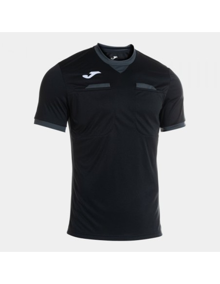 Referee Manga Corta Camiseta Negro Gris Oscuro
