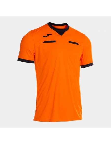Referee Manga Corta Camiseta Naranja Negro