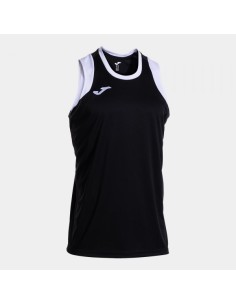 Camiseta sin Mangas Cancha Negro Blanco