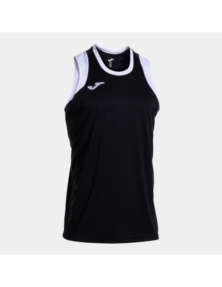 Camiseta sin Mangas Cancha Negro Blanco
