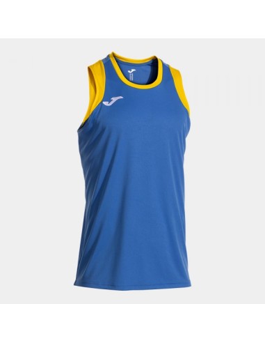 Camiseta sin Mangas Cancha Royal Azul Amarillo
