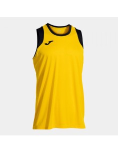 Camiseta sin Mangas Cancha Amarillo Negro