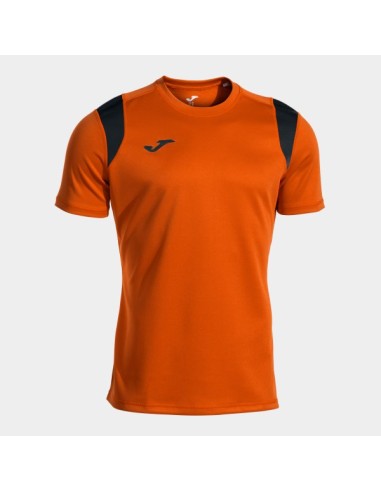 Stimulus Manga Corta Camiseta Naranja Negro