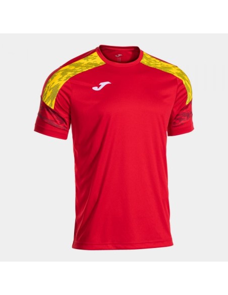 Championship Viii Manga Corta Camiseta Rojo Amarillo