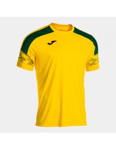 Championship Viii Manga Corta Camiseta Amarillo Verde