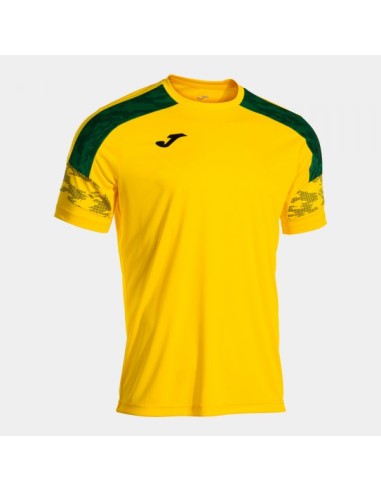 Championship Viii Manga Corta Camiseta Amarillo Verde