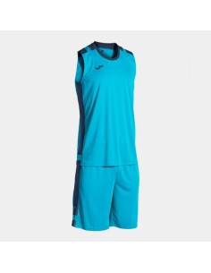 Lider Basket Conjunto Turquesa Flúor Marino Oscuro