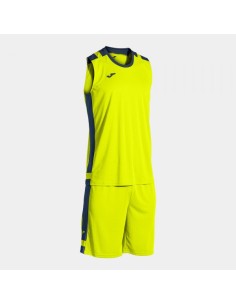 Lider Basket Conjunto Amarillo Flúor Marino Oscuro