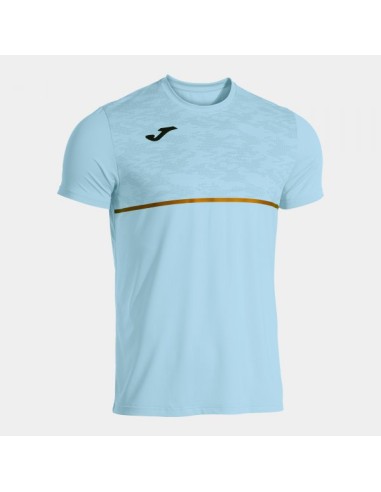 Record Iii Manga Corta Camiseta Celeste