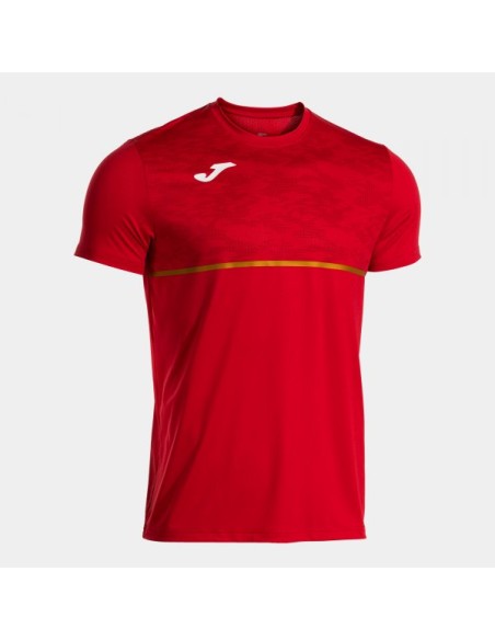 Record Iii Manga Corta Camiseta Rojo