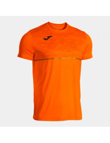 Record Iii Manga Corta Camiseta Naranja