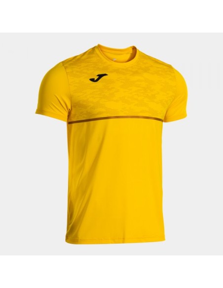 Record Iii Manga Corta Camiseta Amarillo