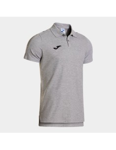 Olimpiada Manga Corta Polo Melange Gris