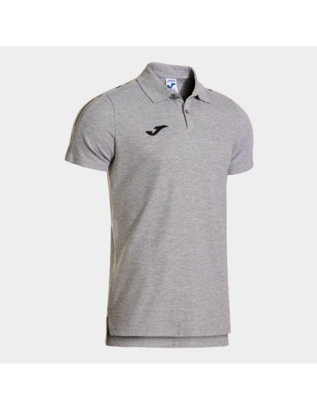 Olimpiada Manga Corta Polo Melange Gris
