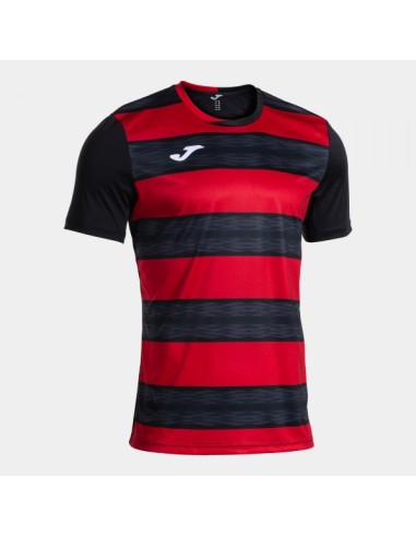 Europa Vi Manga Corta Camiseta Negro Rojo