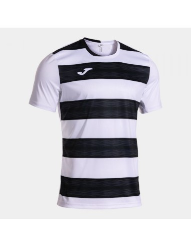Europa Vi Manga Corta Camiseta Blanco Negro