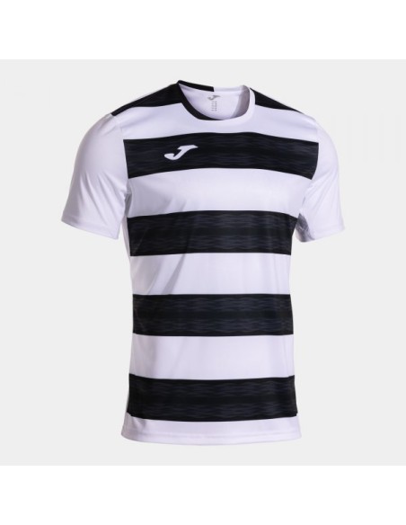 Europa Vi Manga Corta Camiseta Blanco Negro