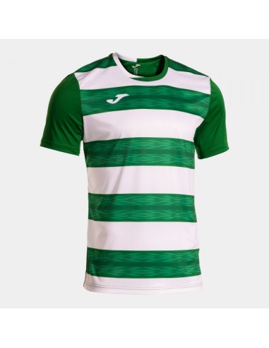 Europa Vi Manga Corta Camiseta Verde Blanco