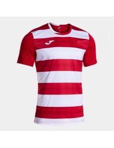 Europa Vi Manga Corta Camiseta Rojo Blanco