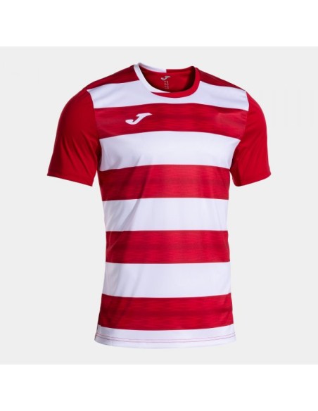 Europa Vi Manga Corta Camiseta Rojo Blanco