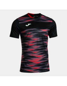 Tiger Vii Manga Corta Camiseta Negro Rojo