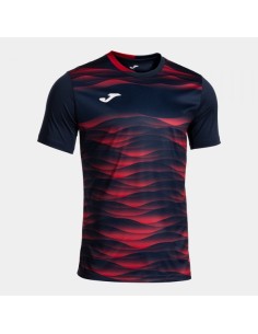 Tiger Vii Manga Corta Camiseta Marino Oscuro Rojo