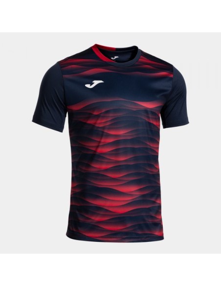 Tiger Vii Manga Corta Camiseta Marino Oscuro Rojo