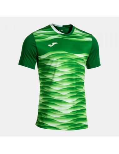 Tiger Vii Manga Corta Camiseta Verde Blanco