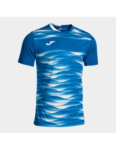 Tiger Vii Manga Corta Camiseta Royal Azul Blanco
