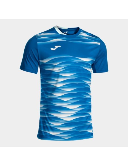 Tiger Vii Manga Corta Camiseta Royal Azul Blanco
