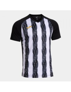 Inter V Manga Corta Camiseta Negro Blanco