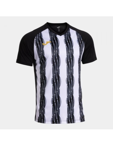 Inter V Manga Corta Camiseta Negro Blanco