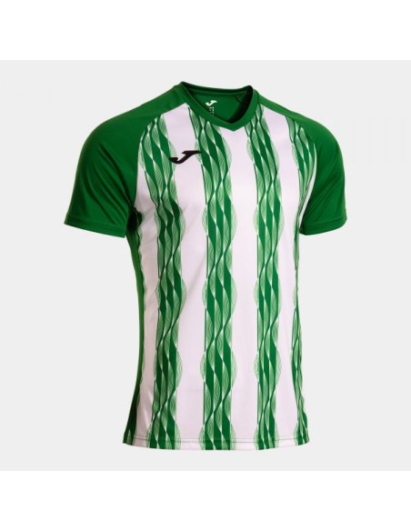 Inter V Manga Corta Camiseta Verde Blanco