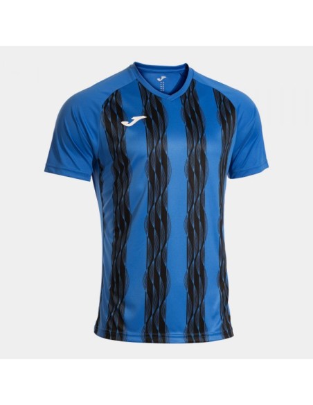 Inter V Manga Corta Camiseta Royal Azul Negro