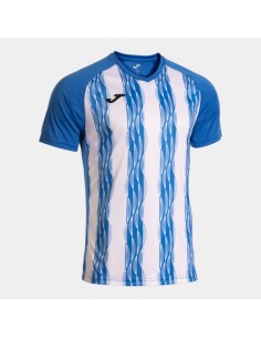 Inter V Manga Corta Camiseta Royal Azul Blanco