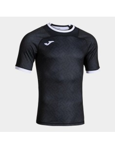 Nation Manga Corta Camiseta Negro